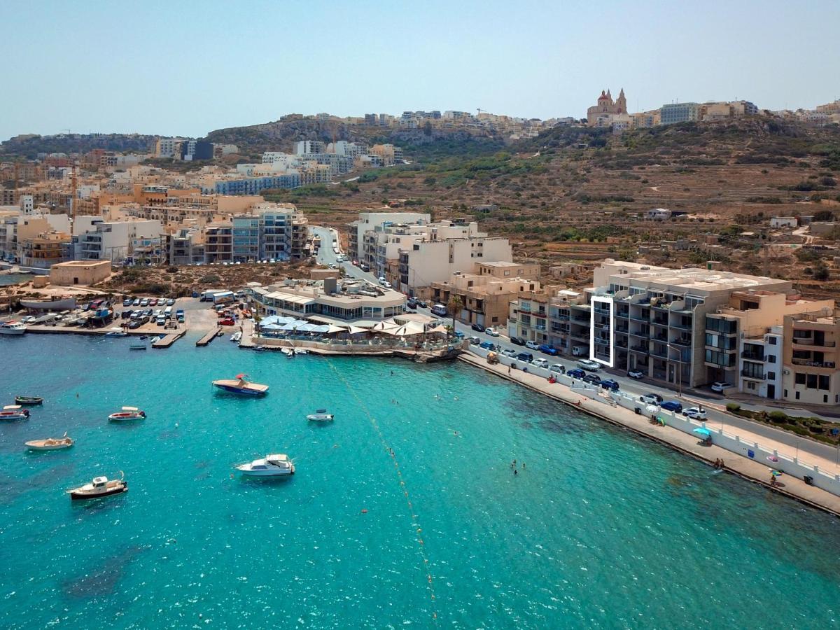 Malta'S Beachfront Apartment In 멜리에하 외부 사진